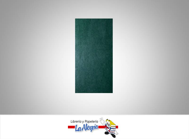 PAPEL LUSTRILLO 66X48 CM VERDE OSCURO UND 90GR MARCA S/M