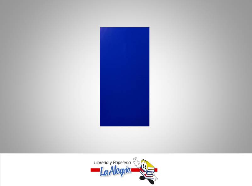 PAPEL LUSTRILLO 66X48 CM AZUL REY UND 90GR MARCA S/M   