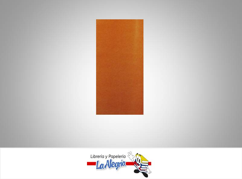 PAPEL LUSTRILLO 66X48 CM NARANJA CLARO UND 90GR MARCA S/M   