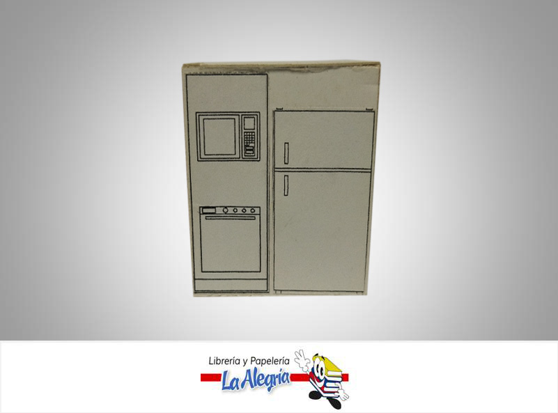 MOBILIARIO D/COCINA P/MAQUETA ESC 1:50 U MARCA S/M   