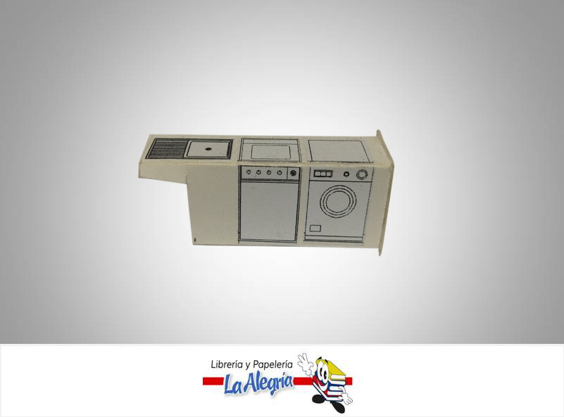 LAVANDERIA P/MAQUETA ESC 1:50 UND MARCA S/M   