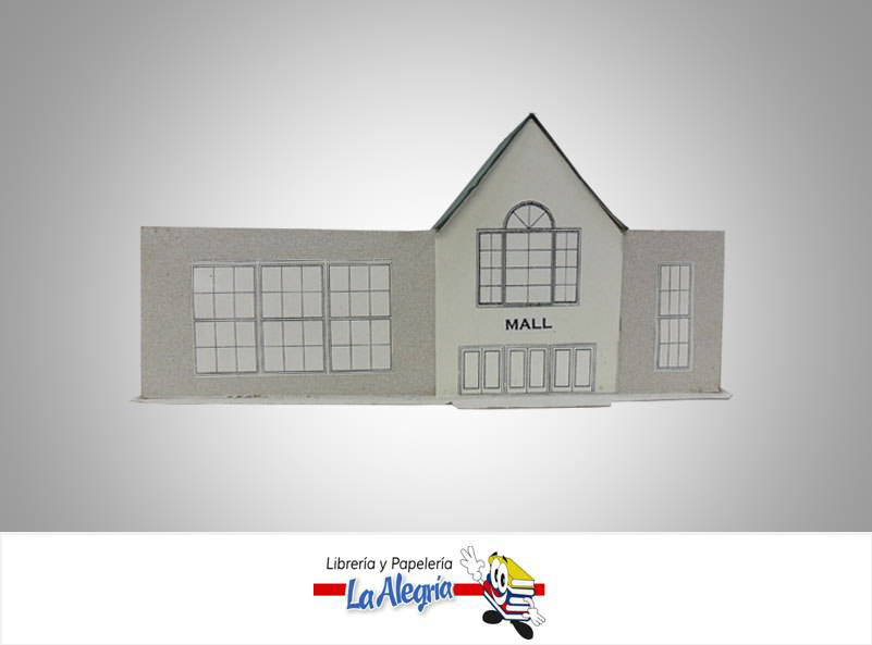 CENTRO COMERCIAL P/MAQUETA ESC 1:125 UND MARCA S/M   