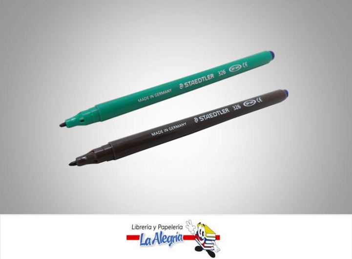 MARCADOR PERMANENTE PTA/FINA VRD/MR UND MARCA STAEDTLER   
