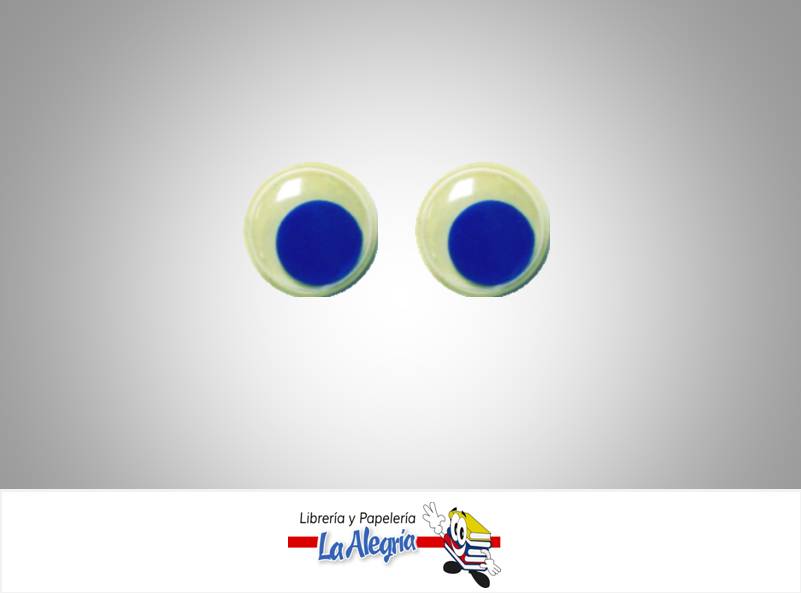 OJO LOCO REDONDO 10MM AZUL UND MARCA S/M   