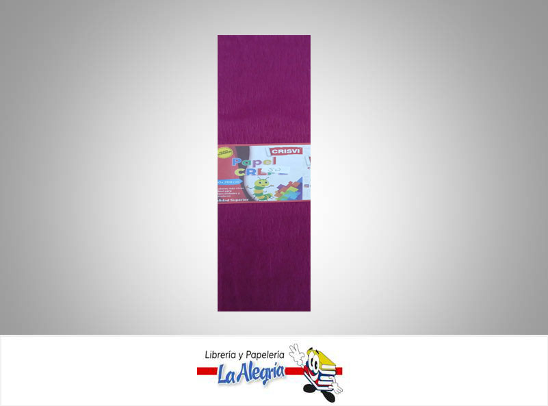 PAPEL CREPE 50X200 CM VINOTINTO UND MARCA CRISVI   