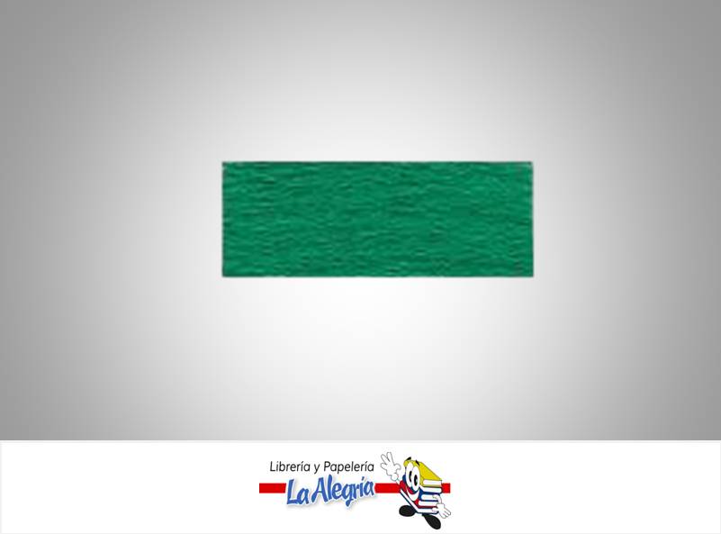 PAPEL CREPE 50X200 CM VERDE NAVIDAD UND MARCA CRISVI   