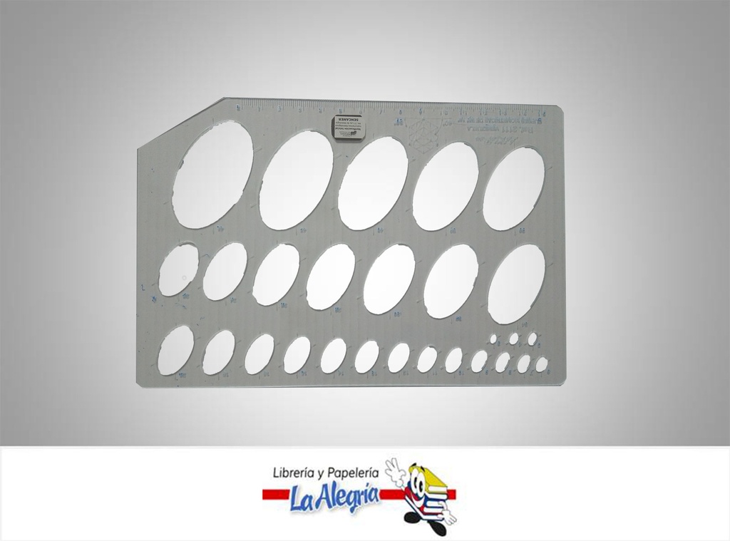 PLANTILLA ACRILICA ELIPSES UND MARCA LEKLEPAR