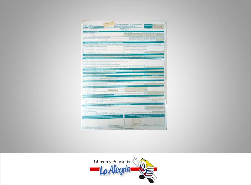 DETERMINACION DEL PORCENTAJE DE RETENCIO MARCA S/M   