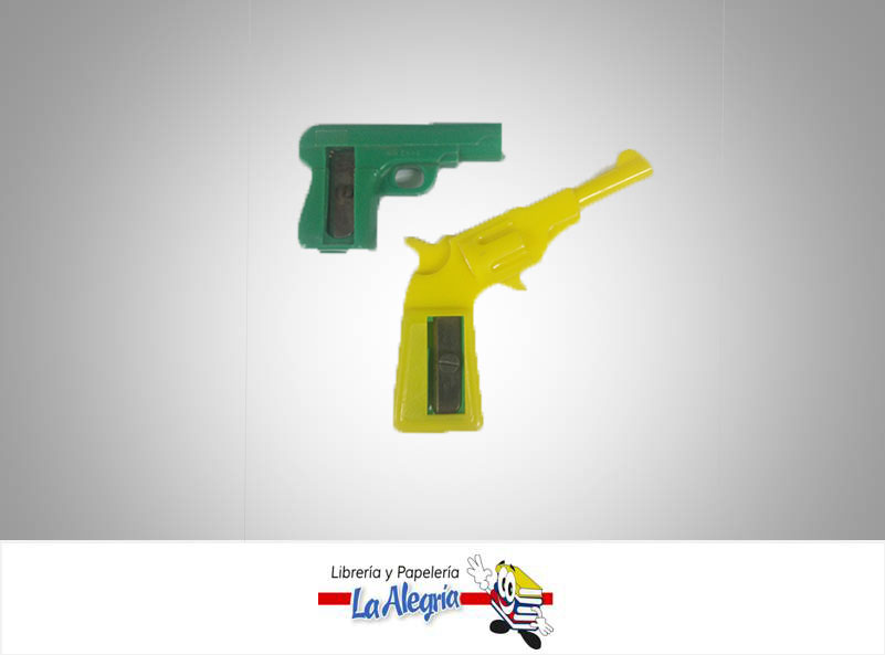 SACAPUNTA S/DEP PLASTICO PISTOLA MARCA S/M   