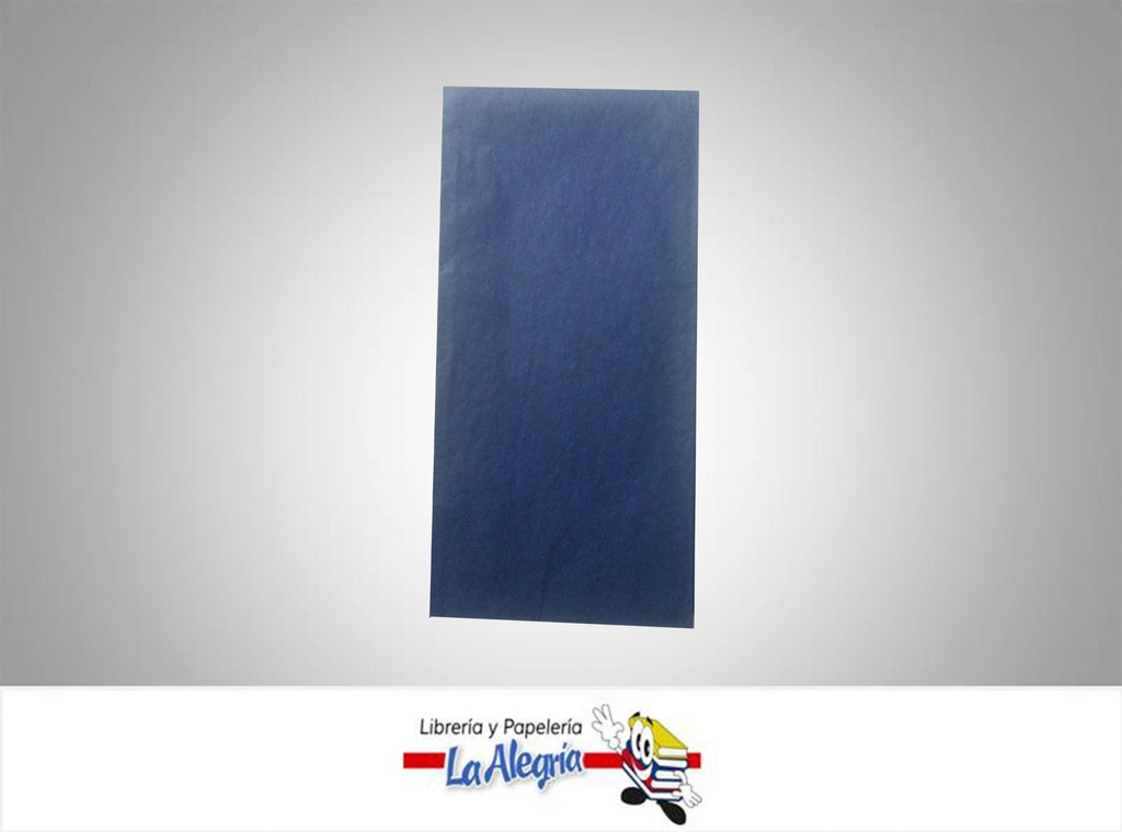 PAPEL SEDA 50X70 CM AZUL OSCURO PLIEGO MARCA S/M   