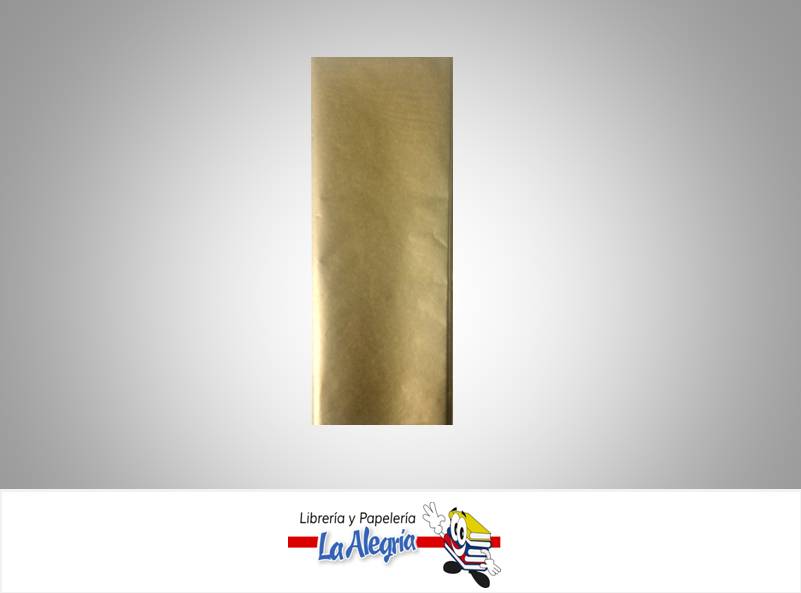 PAPEL SEDA 50X70CM ORO PLIEGO MARCA S/M   