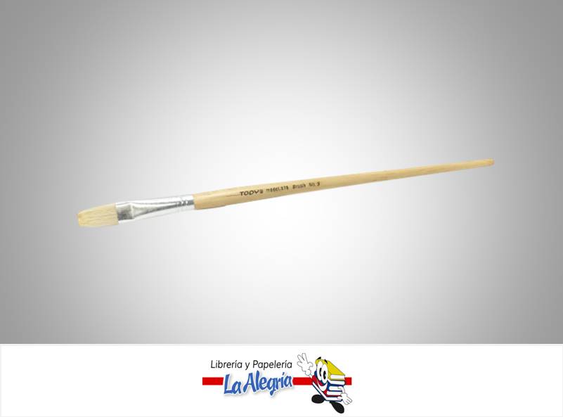 PINCEL PLANO MANGO LARGO 579 N° 10 UND MARCA STUDMARK