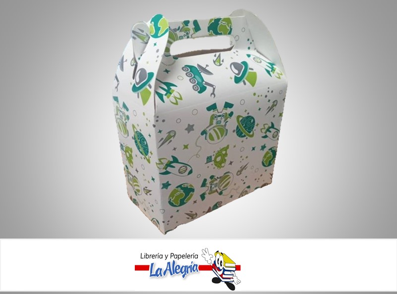 CAJA DE REGALO TREVI N°4 RAGAZZI ESPACIAL TIPO A 7.7X15.5X15.5CM MARCA PRESTO PACK