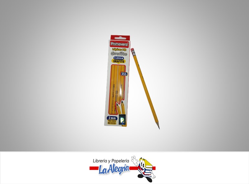 LAPIZ GRAFITO HB # 2 TRIANGULAR UND MARCA PRIMAVERA