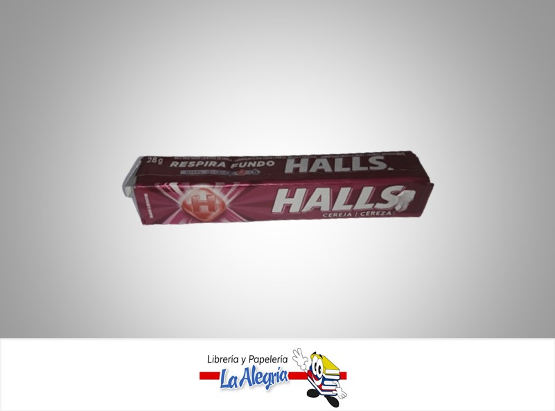 CARAMELO HALLS CEREZA 28G MARCA HALLS