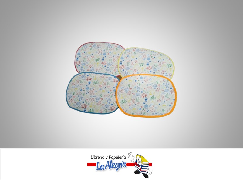 INDIVIDUAL ESCOLAR DISENO ESTAMPADOS PVC MARCA CEGLIS CREACIONES