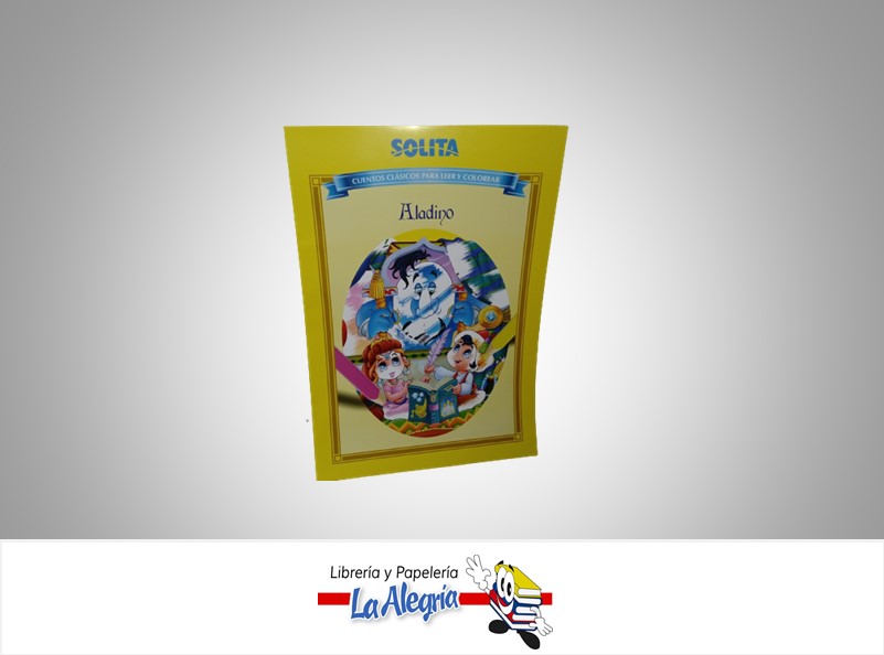 ALADINO CUENTOS CLASICOS PARA LEER Y COLOREAR MARCA SOLITA