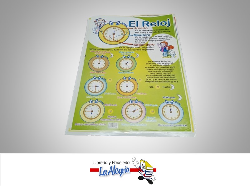 AFICHE GRANDE EL RELOJ  MARCA S/M
