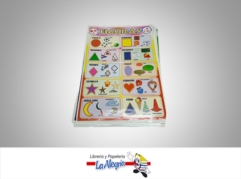 AFICHE GRANDE FIGURAS GEOMETRICAS MARCA S/M