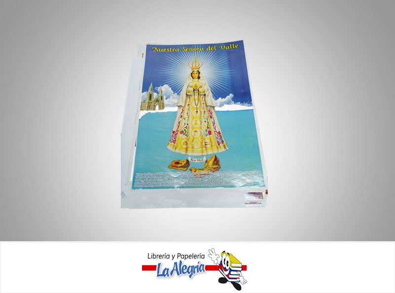AFICHE GRANDE NUESTRA SEÑORA DEL VALLE MARCA S/M