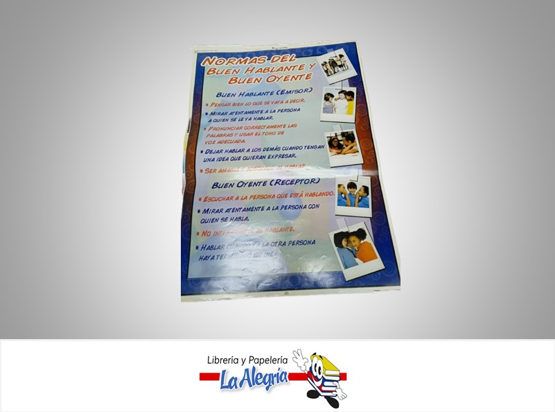 AFICHE GRANDE BUEN HABLANTE NORMAS MARCA S/M