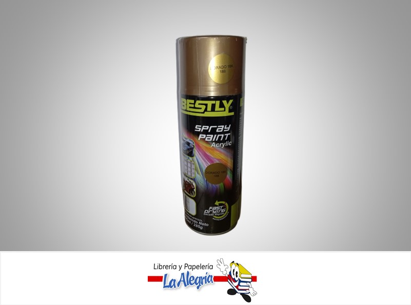 SPRAY ACRILICO 400ML DORADO MARCA BESTLY