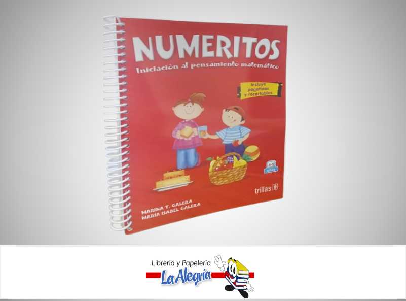 NUMERITOS INICIACION AL PENSAMIENTO MATEMATICO TEMATICA EDUCACION AUTOR MARIA T. GALERA MARCA EDITORIAL TRILLAS