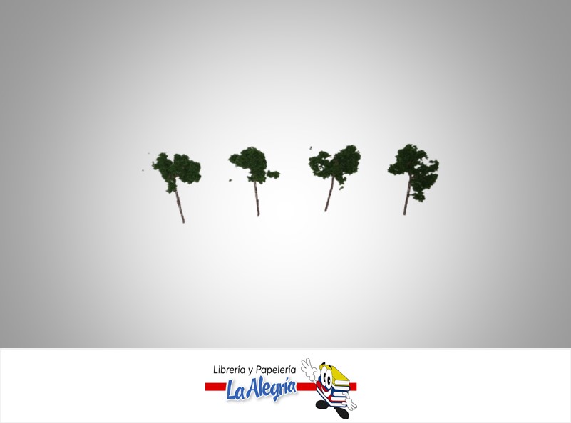 ARBOL CEDRO PARA MAQUETA 4 CM UND  MARCA S/M