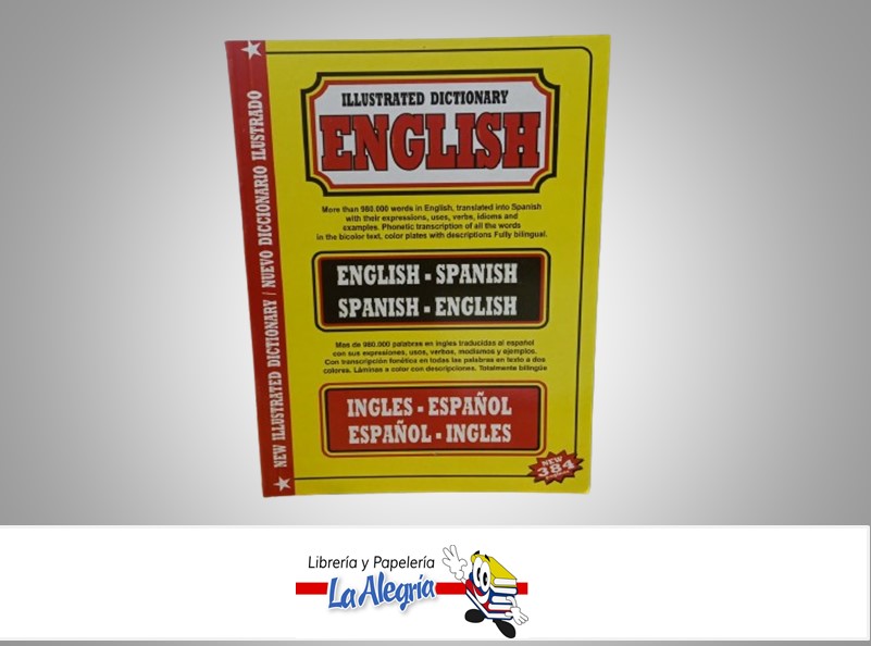 DICCIONARIO ILUSTRADO ING-ESP ESP-ING  TEMATICA DICCIONARIO MARCA INAPEL