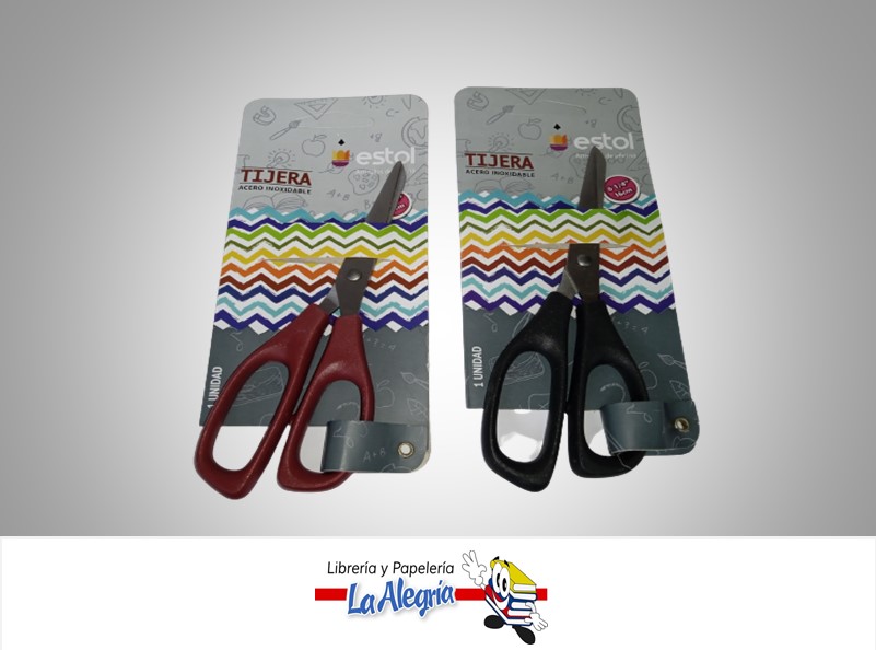 TIJERA OFICINA ACERO INOXIDABLE 6,75 MARCA ESTOL