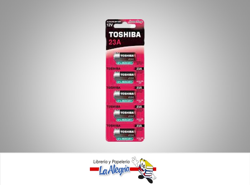 PILA ALCALINA PARA ALARMA 23A 12V UNS MARCA TOSHIBA
