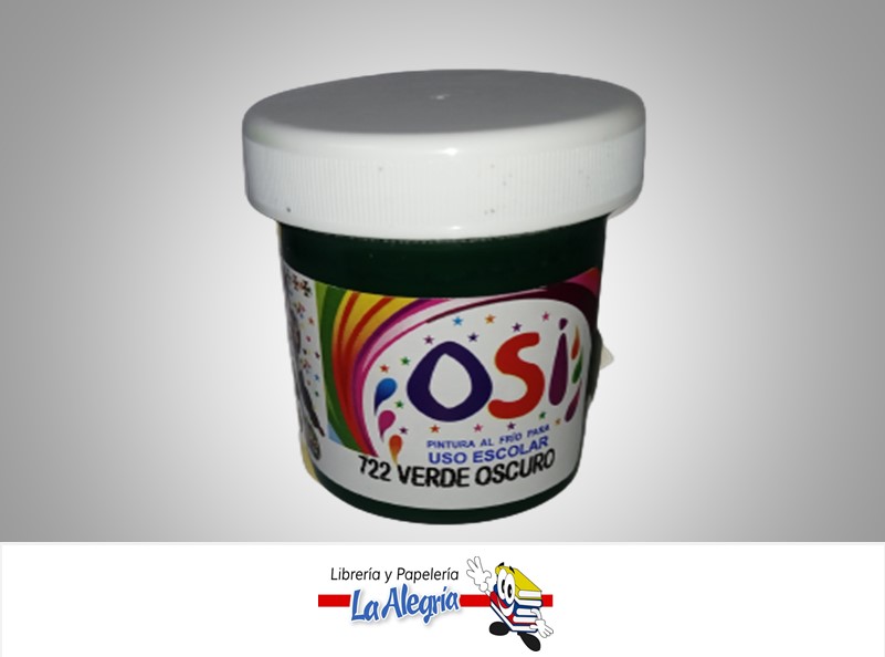 PINTURA AL FRIO 60CC VERDE OSCURO MARCA OSI