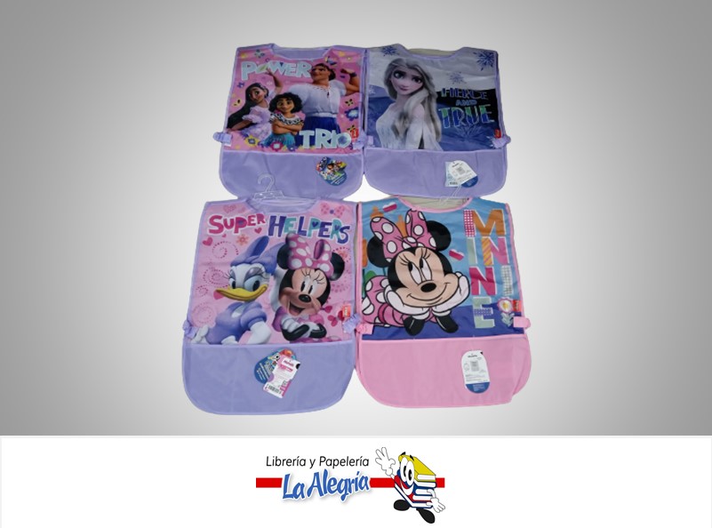 DELANTAL ESCOLAR SIN MANGAS NIÑA DISNEY MARCA PRIMAVERA
