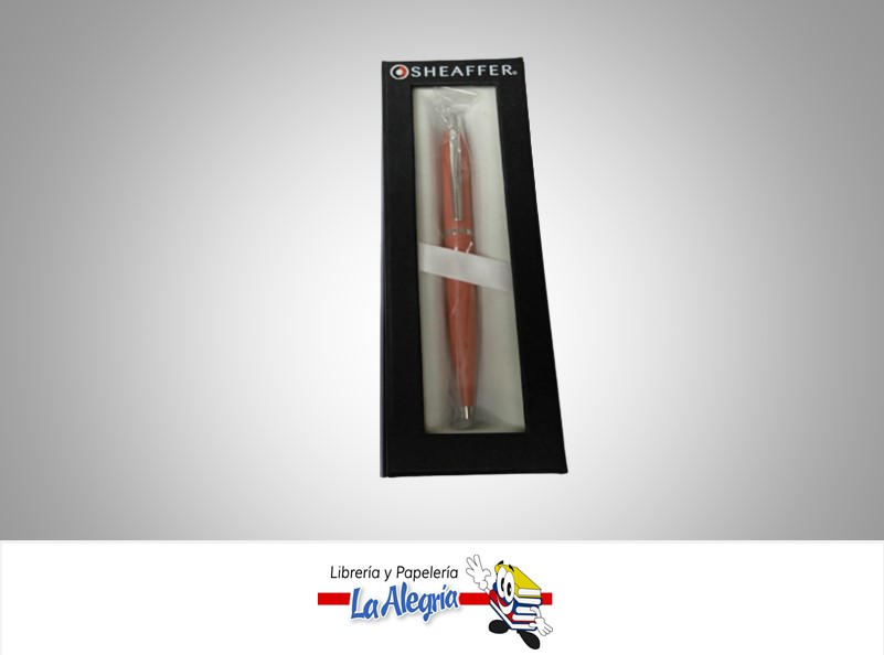 BOLIGRAFO RETRACTIL VFM CROMADO ROSADO MARCA SHEAFFER