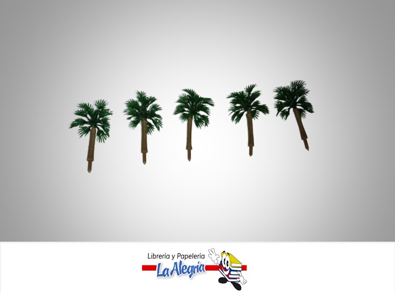 PALMERA PARA MAQUETA 5 CM VERDE MARCA S/M