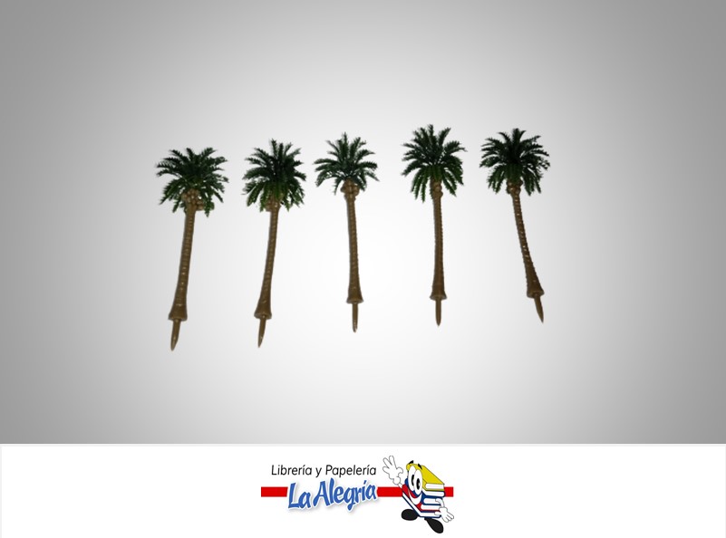 PALMERA PARA MAQUETA 8 CM VERDE MARCA S/M