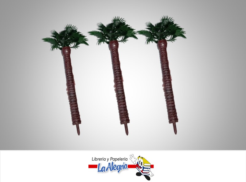 PALMERA PARA MAQUETA 10 CM VERDE MARCA S/M