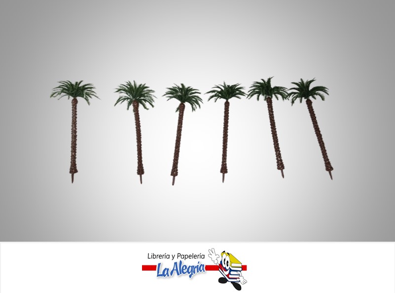 PALMERA PARA MAQUETA 15 CM VERDE MARCA S/M