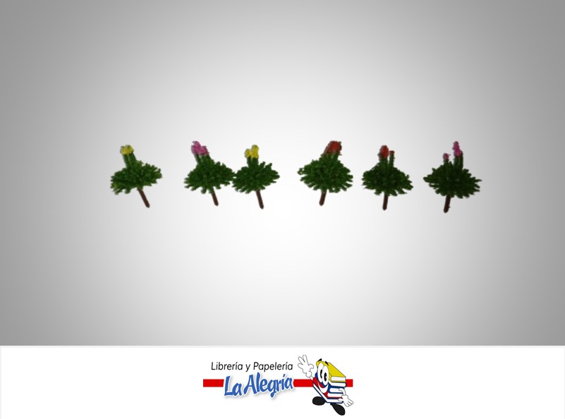 ARBUSTO JARDIN PARA MAQUETA  3CM VERDE MARCA S/M
