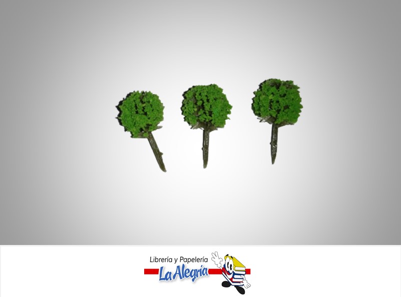 ARBUSTO JARDIN PARA MAQUETA  2CM VERDE MARCA S/M