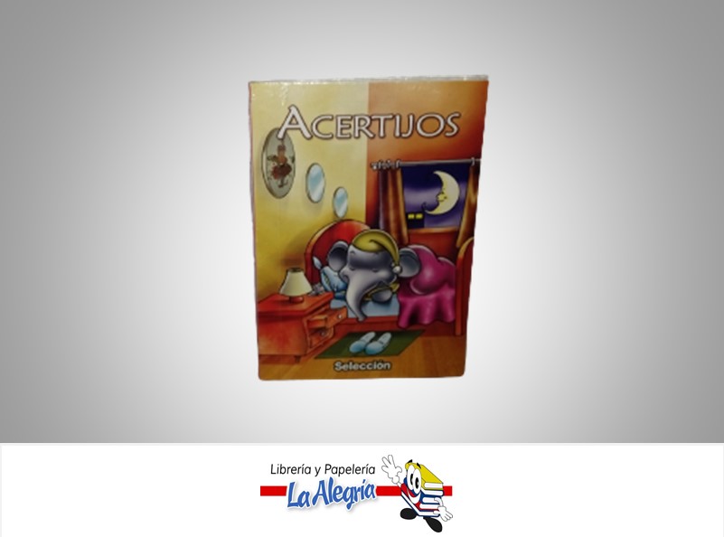 ACERTIJOS TEMATICA JUEGOS Y ACERTIJOS AUTOR SELECCION MARCA SELECCION