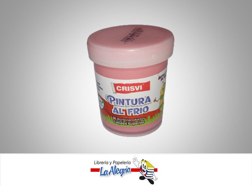 PINTURA AL FRIO 80 GR ROSADO MARCA CRISVI