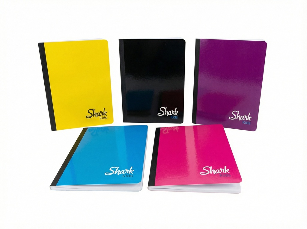 LIBRETA 1 LINEA 100 HOJAS MARCA SHARK KIDS