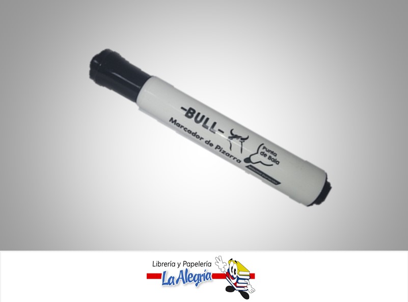 MARCADOR PARA PIZARRA ACRILICA NEGRO UND MARCA BULL