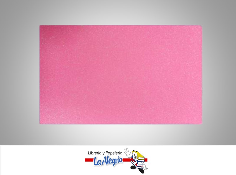 FOAMI ESCARCHADO 50X70CM ROSA PASTEL UND MARCA S/M