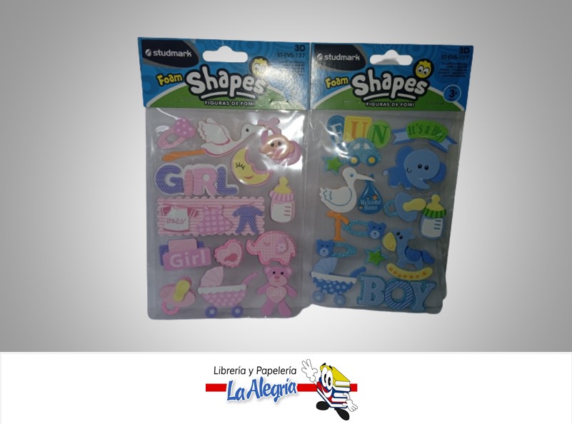 FIGURA FOAMI BEBE STEVS137 13 PZA MARCA STUDMARK