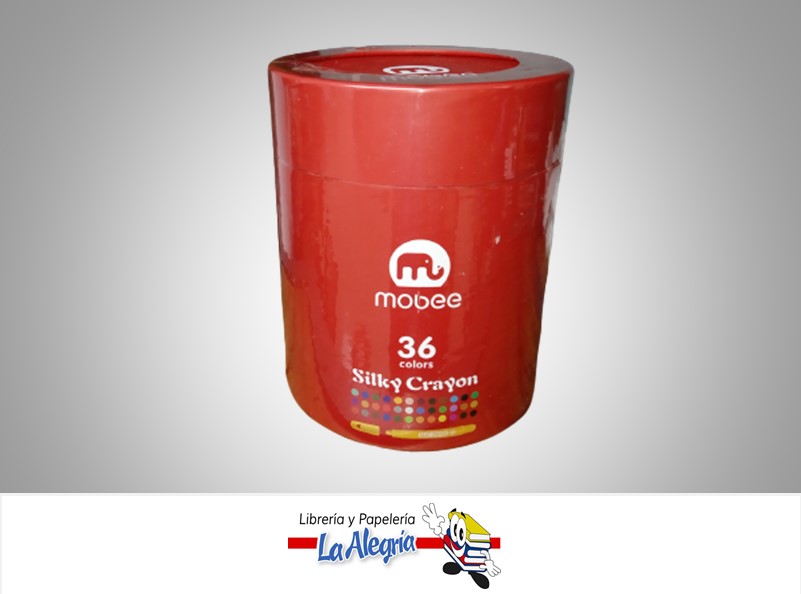 LAPICES DE COLORES SINTETICOS  MB  36 COLORES SILLKY-ACUARELABLE RETRACTIL LARGO 130MM. MARCA MOBEE