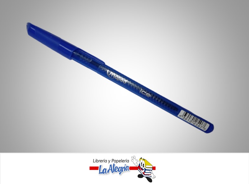BOLIGRAFO ICE MEDIO AZUL UND MARCA MAPED