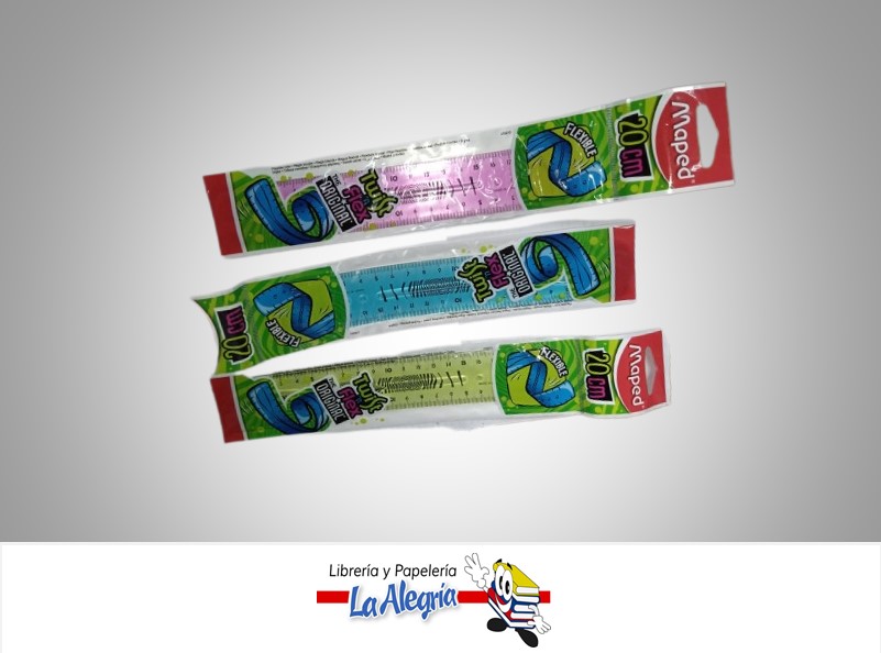 REGLA FLEXIBLE TWIN´N FLEX 20 CM COLOR SURTIDO MARCA MAPED