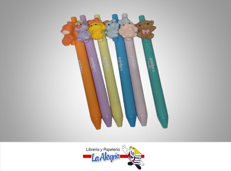 BOLIGRAFO ANIMALITOS BP-22139 0.5MM MARCA POINTER